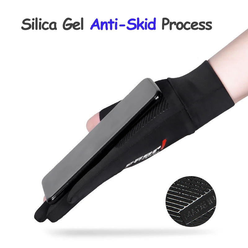 Summer Men Women Gloves Fitness Sports Fishing Cycling Ice Silk Breathable Elastic Sun Protection Touchscreen Driving Gloves