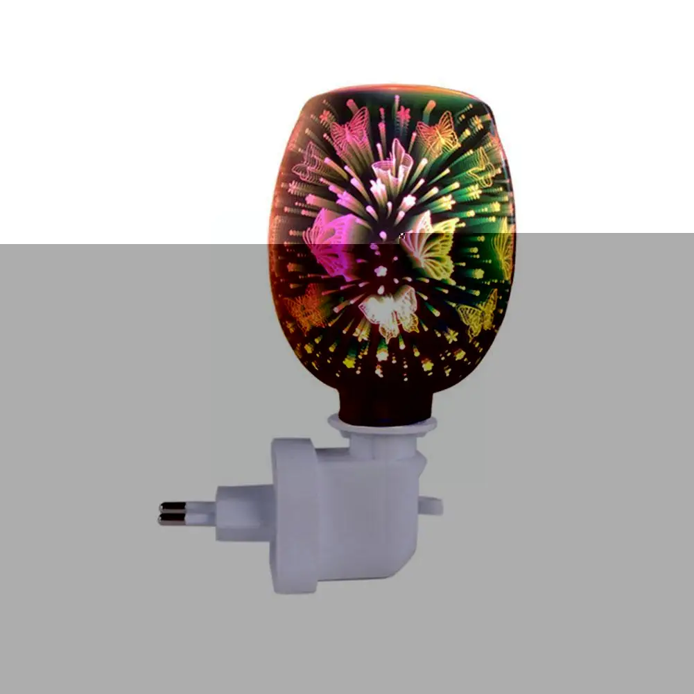 Fragrance Warmer Plug in Safe Aromatherapy Heater Glass Flameless Wax