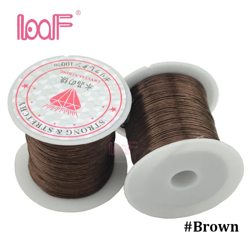 Hair Styling Tool 1roll 0.8mm 10m Crystal Elastic Stretchy String Corda memory wire Jewelry findings Hair Extension Thread/wig Wire