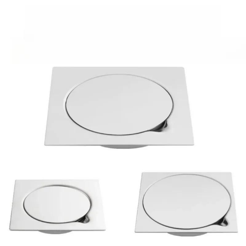 10x10 สแตนเลสทําความสะอาดพอร์ตกลิ่นท่อระบายน้ําชั้นที่มองไม่เห็นกลางแจ้งขนาดใหญ่ Displacement ท่อระบายน้ําชั้น 1