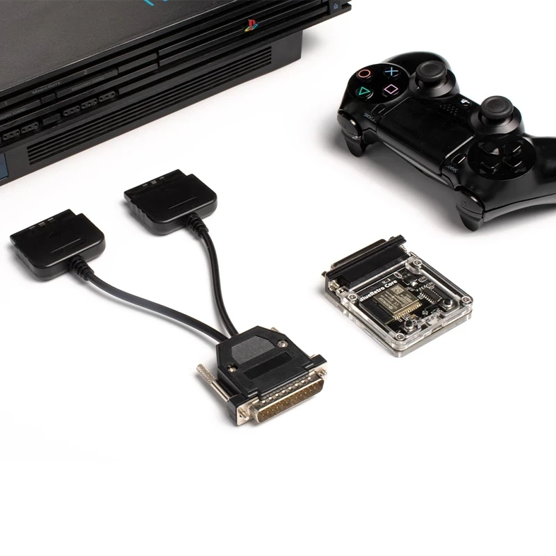 Rallonge Câble Pour Manette PS1 / PS2 - Connecteur Noir - Neuf