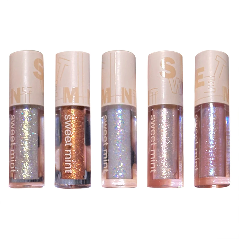New Diamond eye shadow Liquid Shiny eye shadow Pearl Shiny Durable Waterproof Eye Makeup Women's Cosmetics
