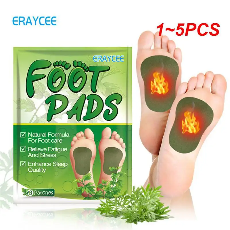 

1~5PCS Wormwood Detox Foot Patch Cleansing Toxins Foot Patches Adhesive Detox Pads improve metabolism blood circulation keep leg