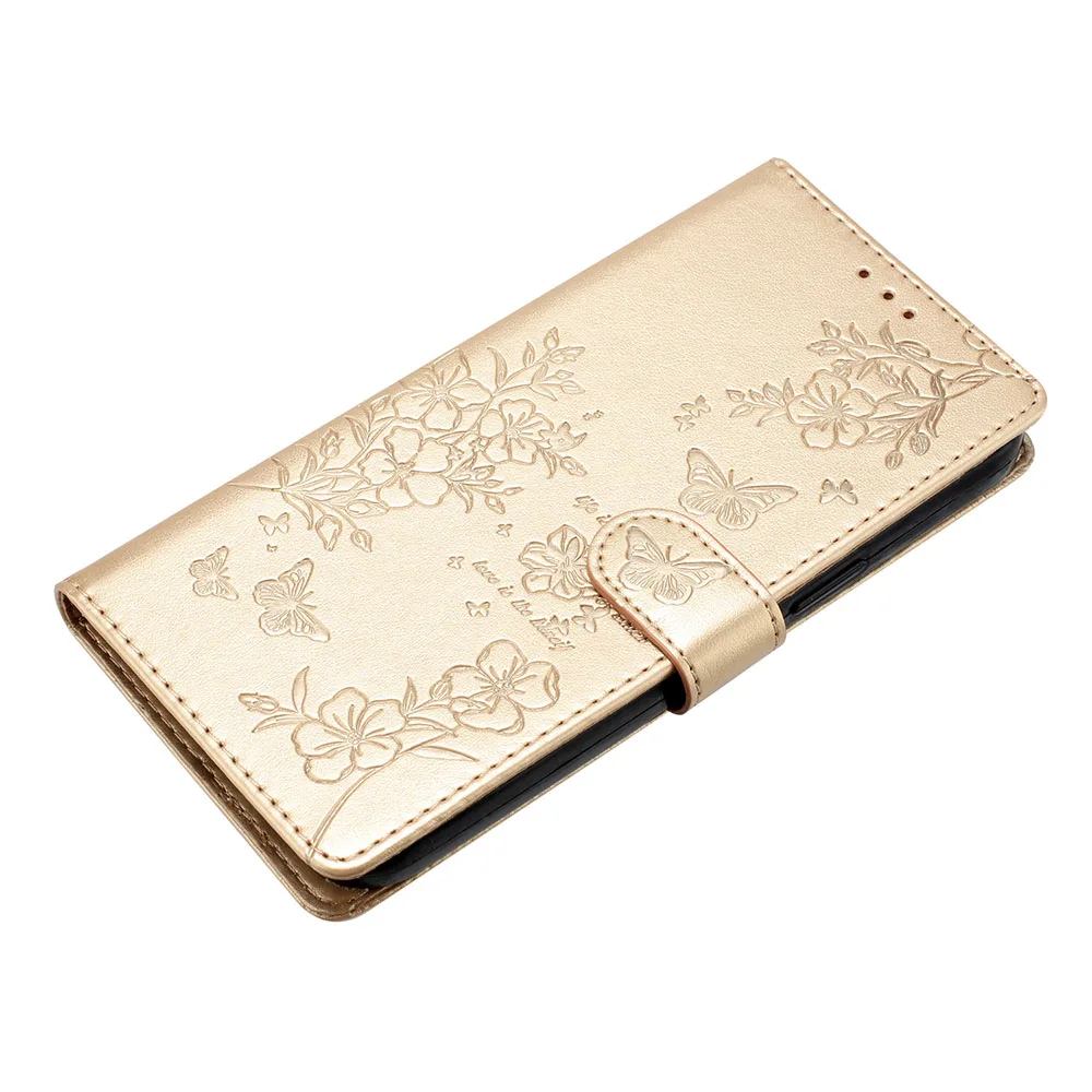 Elegant Leather Wallet Case with Card Storage Holder and Phone Cover