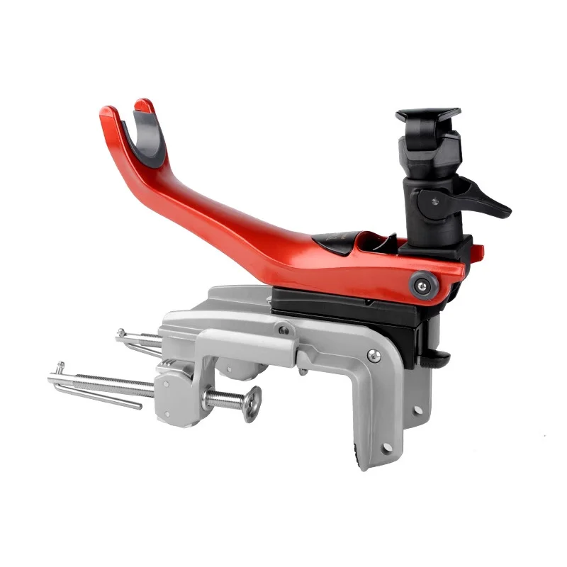 KASE Original Boat Fishing Rod Holder 0 to16cm Width adjustable 360 Degree Rotation Aluminum Alloy Boat Fishing Rod Keeper