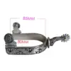 2Pcs Horse Spurs with Gear Antique Style Equipment Anti Rust Western Cowboy Spurs Boots Spurs for Adults Competition Training 6