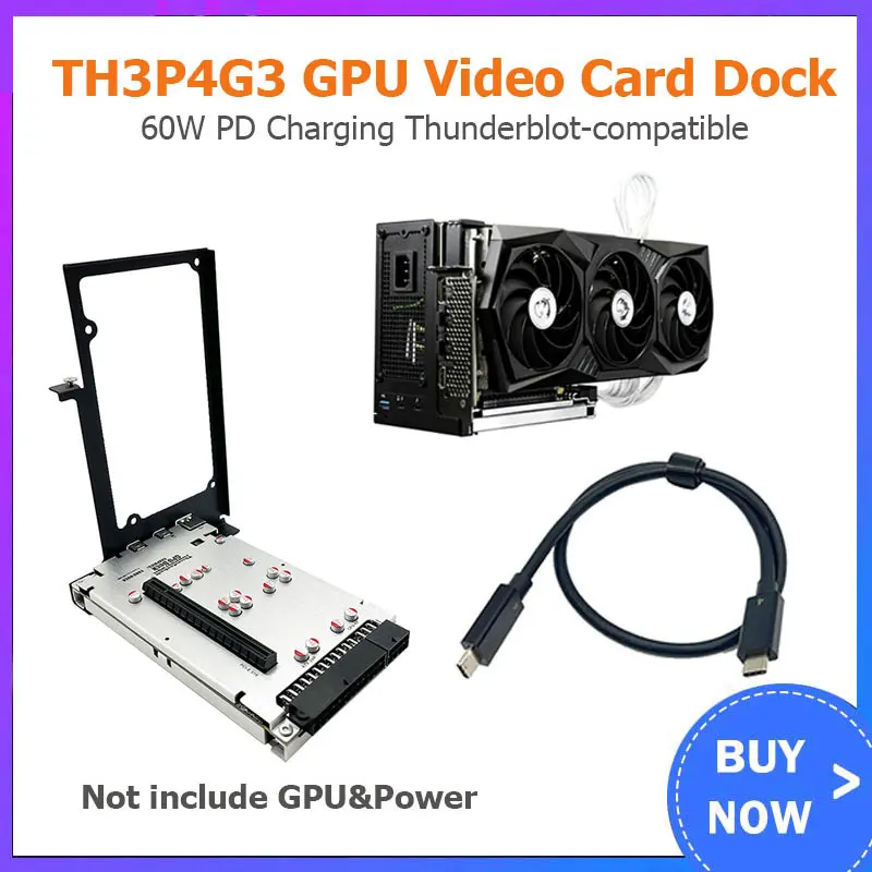 L'espansione Esterna Per Notebook Dock EGPU Compatibile Thunderbolt 3/4 Supporta Schede Grafiche RTX4090 E RX7900XT Per Fai Da Te - Foto 7