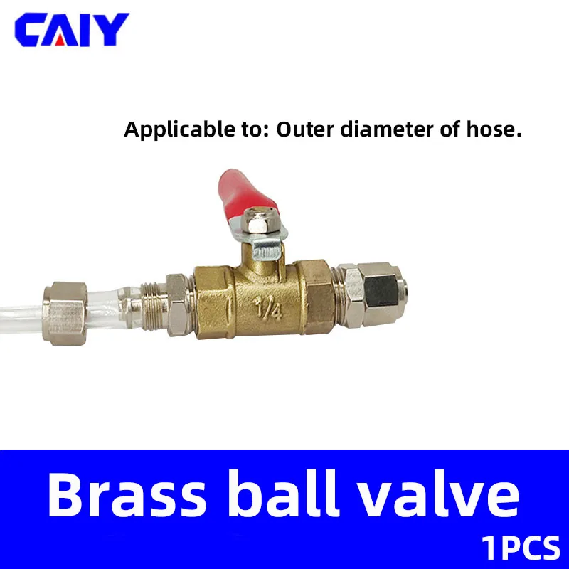 1/8 Mini Brass Ball Shut Off VALVES Chrome Plated Female x Female NPT PACK OF 10
