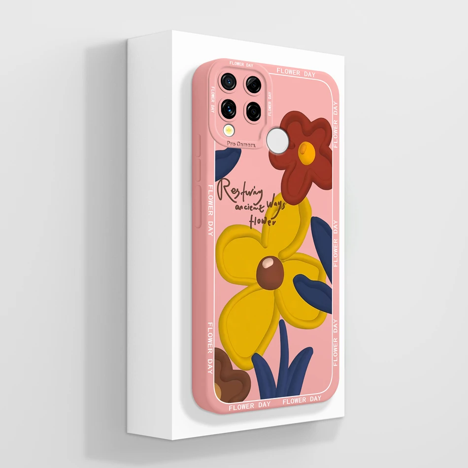 Cute Cartoon Soft Shockproof Liquid Silicone Phone Case -  Bumper Housing Capa