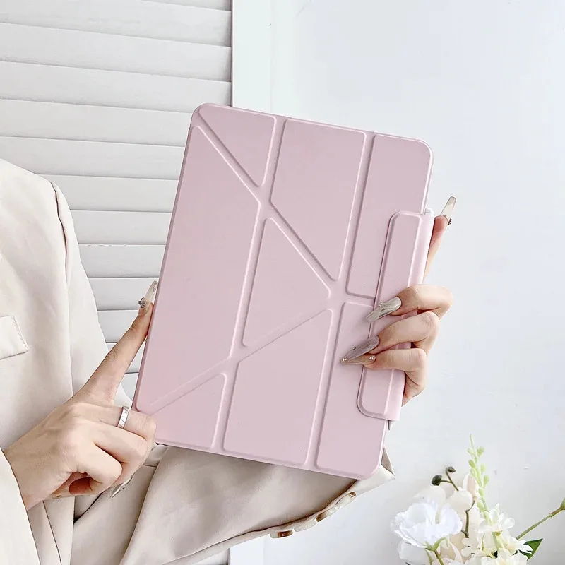 Versatile Multi-Folding Smart Tablet Cover - Protective Case