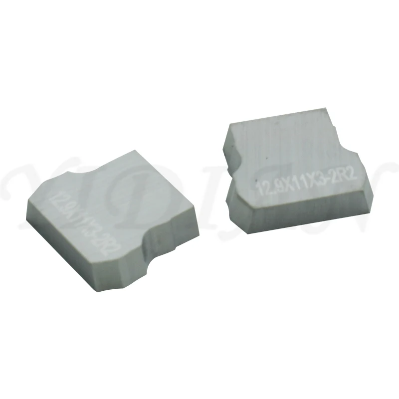 10pcs 초경 반경 스크레이퍼 나이프 12.9x11x3mm-2R2 BIESSE Edgebander 기계 용 스크레이퍼 블레이드 목공 도구