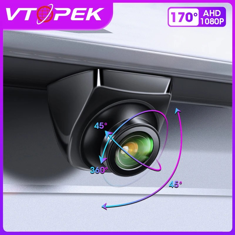 VtopekAHDCVBS1920x1080PCarRearViewCamera170FisheyeGoldenLens