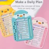 1 PC Self-discipline clock card, children's schedule, make a daily plan, time management for kids boys girls 1