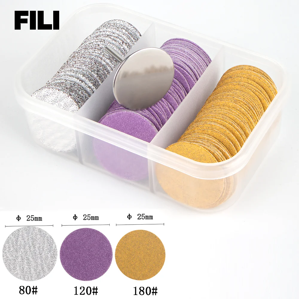 

FILI Foot Calluse Cuticle Callus Hard Dead Skin Remover Pedicure Replaceable Sanding Paper File Pedicure Disc with Sandpaper Set