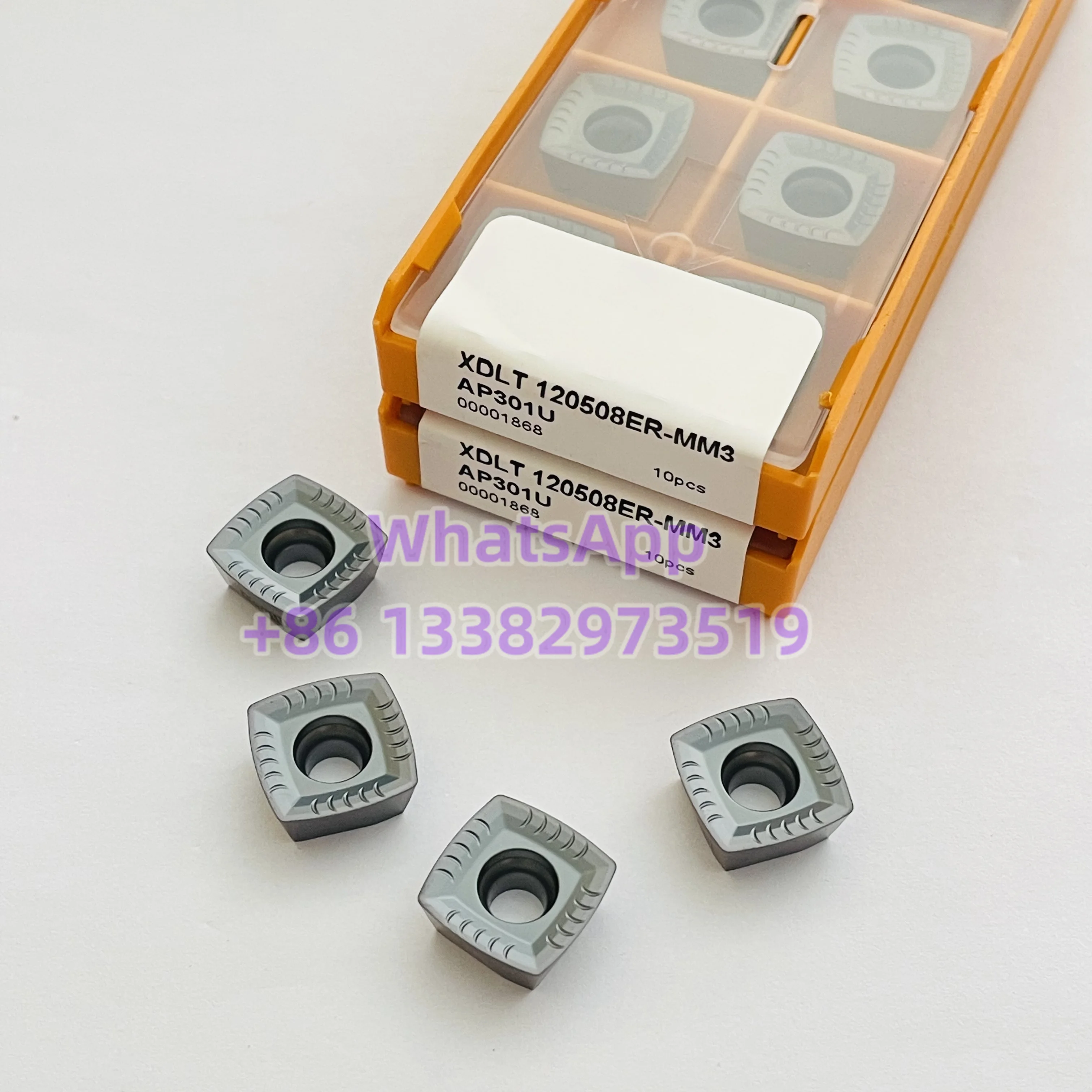 

XDLT120508ER-MM3 AP301U Milling Carbide Insert XDLT Inserts