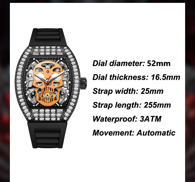 Top Luxury Skeleton Luminous Waterproof Automatic Men's es Tourbillon Mechanical_voghion.com