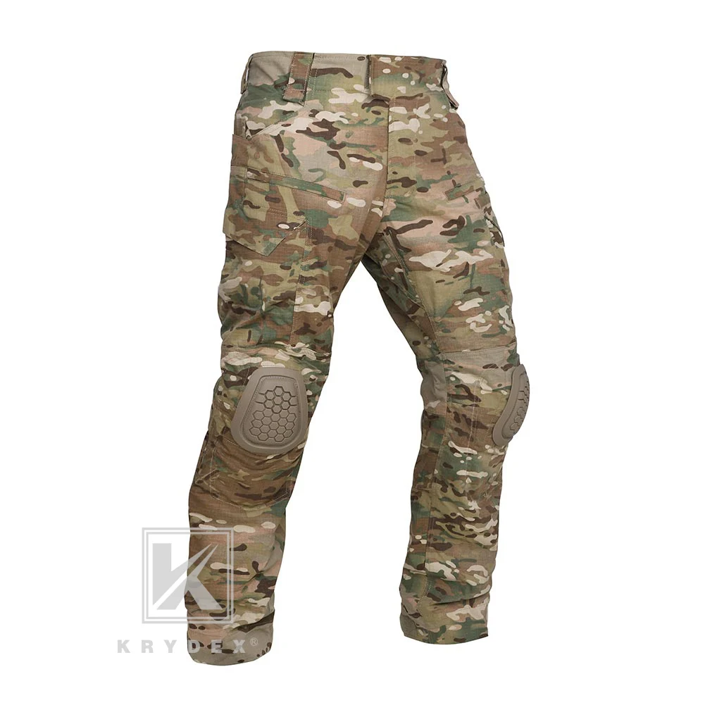KRYDEX G3 G4 Knee pads Elbow pads Detachable Combat Uniform Tactical Gear Military Airsoft