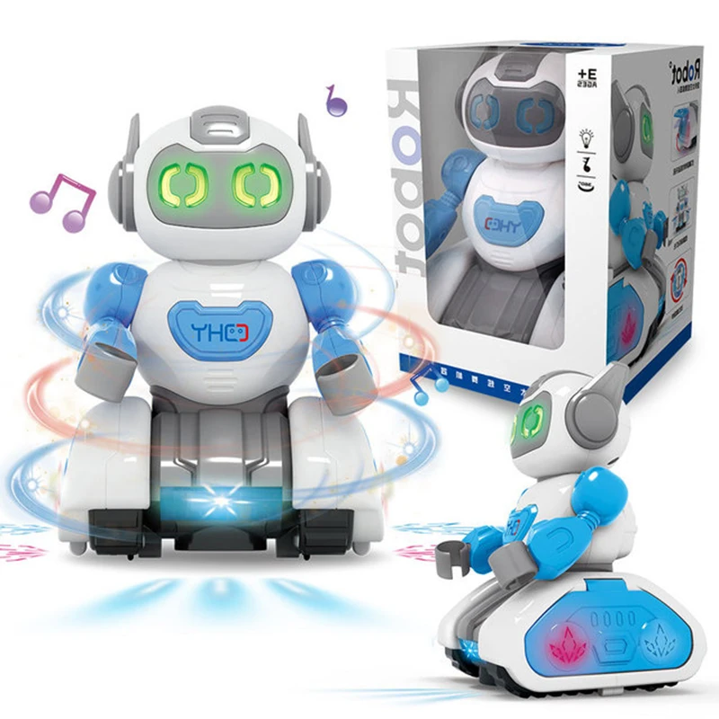 Dancing Robot Toy Rotating Light Music Electronic Sing Toys Robot Birthday Gift for Kids Children Intelligent Early robot dance toys robot toy remote control robot toy