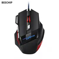 1 PC New Hyperspeed USB Gaming Mouse RGB Backlit Ergonomic Game Mice 7D Esports Wired Mouse for Laptop PC Gamer 1