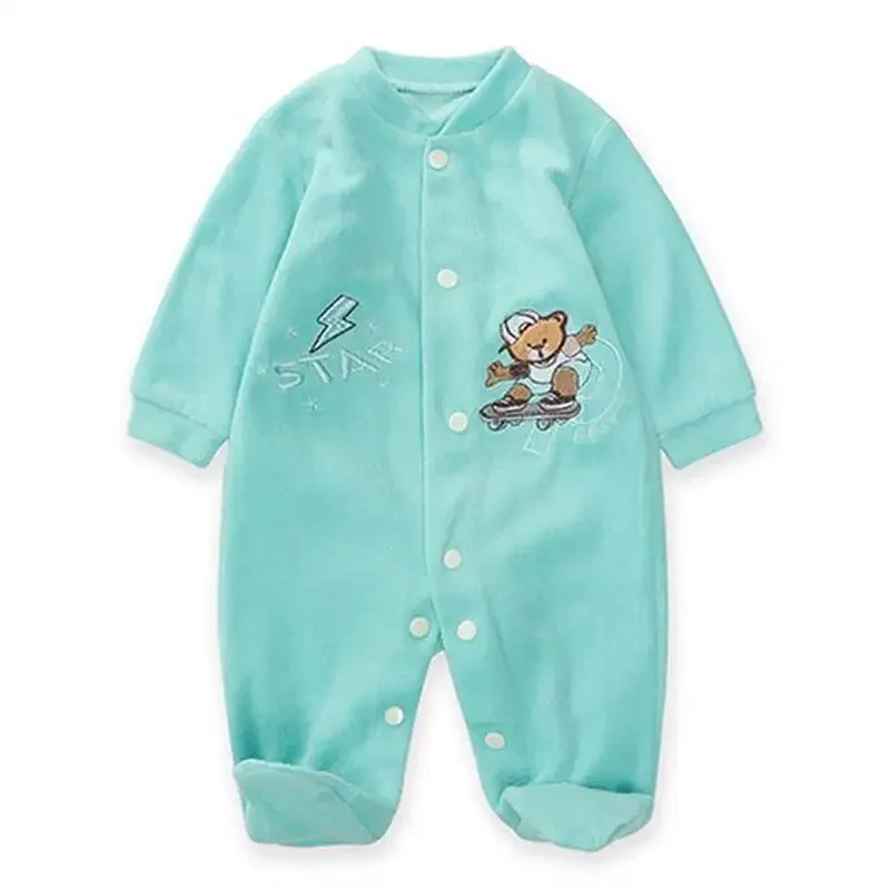 Baby Girl Clothes For Baby Clothes 0 To 12 Months Boys Clothing Newborn Things Bodysuits One-pieces Cartoon Fleece Pajamas baby clothes baby sleepsuit