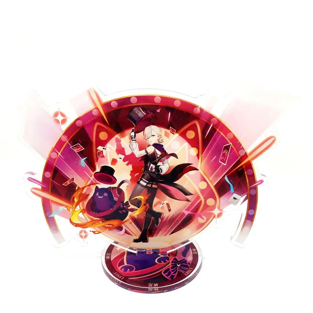Anime Figure Acrylic Stand - Furina, Arlecchino, Xiao, Yae Miko, Yelan - Desk Decor & Fan Gift