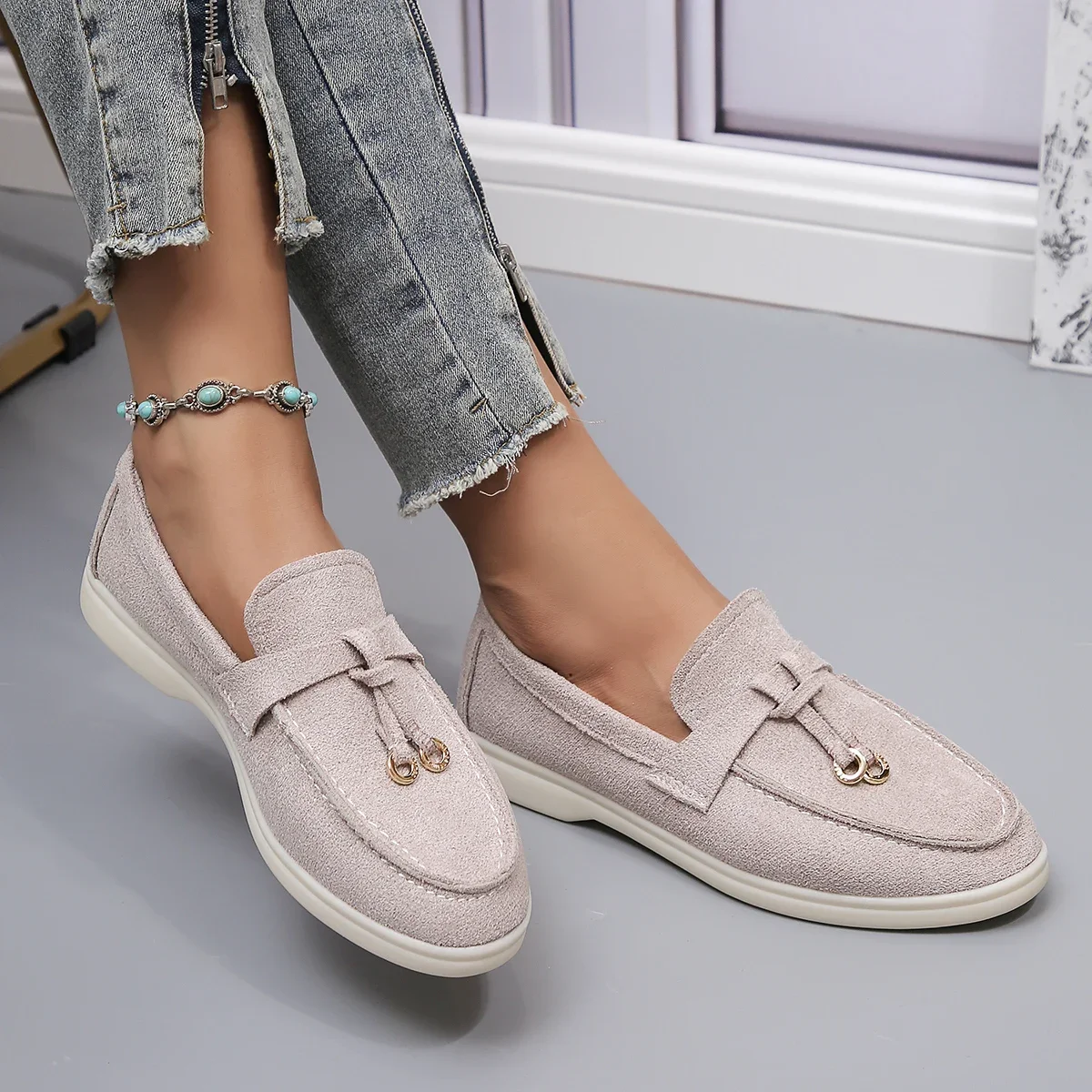 Woman Trend Women Loafers Slip on Ladies Flats High Quality Spring Autumn Casual Flat Single Shoe S3331a234f7094a3b8052cc9783175818t