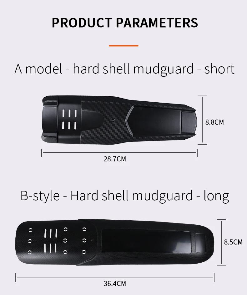 1PC Bicycle Fender Bike Mudguard Dustproof Cycling Splash Guard bicycle fender