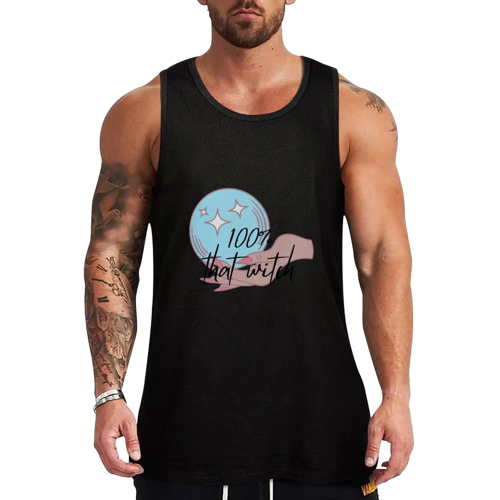 

New 100% that witch Tank Top summer clothes men 2023 T-shirt men