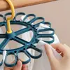 Round Drying Rack Large Capacity 20 Clips Multifunction Hanger Shelf for Bedroom Closet Socks Bra Storage Space Saving Organizer 2