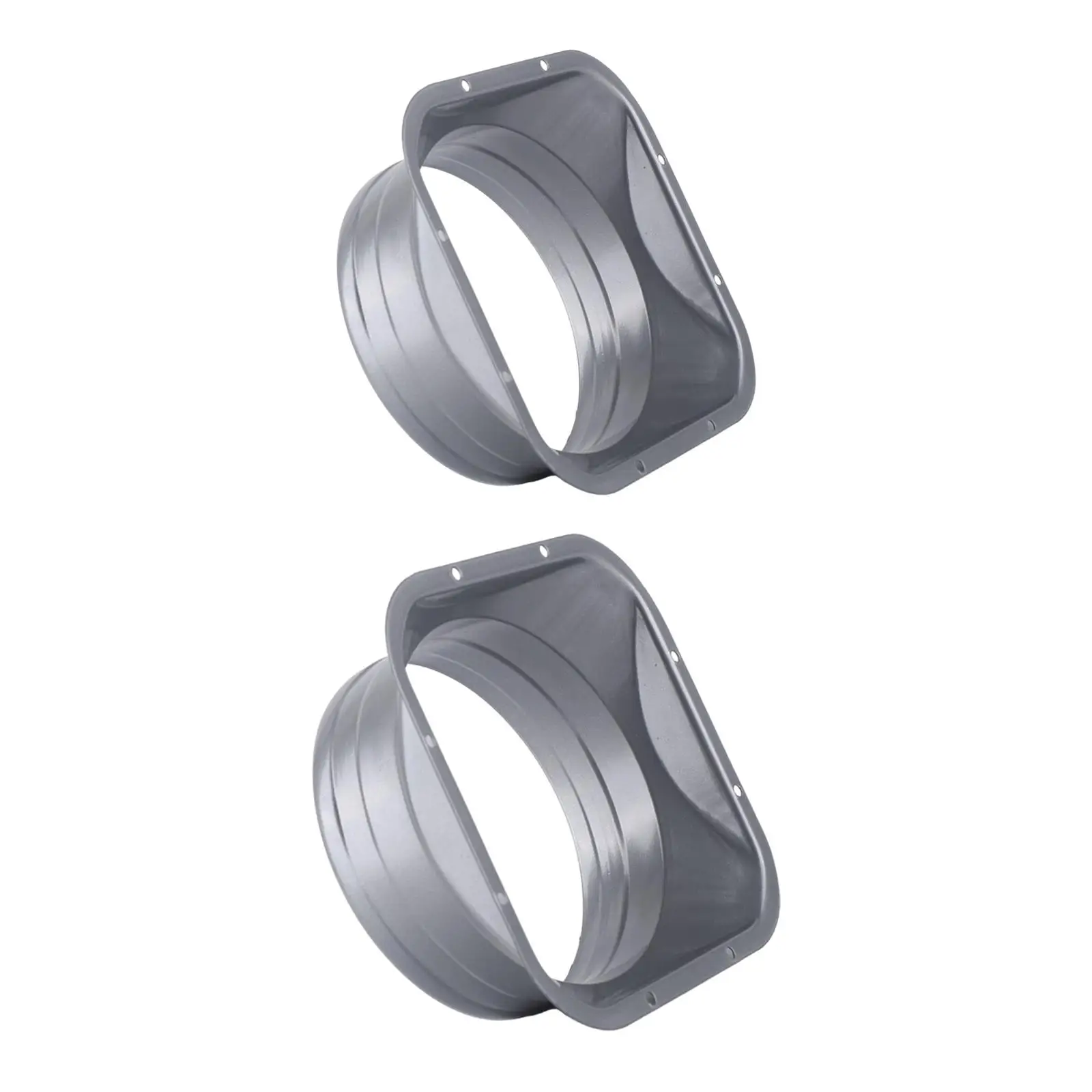 

Air Vent Duct Connector Flange Metal Straight Ventilation Pipe Ducting Connector Fittings Replacement Easy Installation Durable