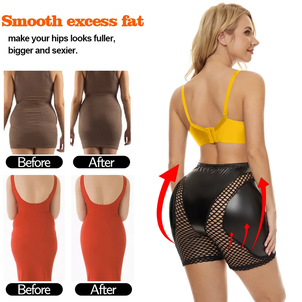 NINGMI Hip Enhancer Shapewear Panties Women Butt Lifter Shaper Panties Sexy Booty Hip Pad Seamless Shaperwear Underwear
