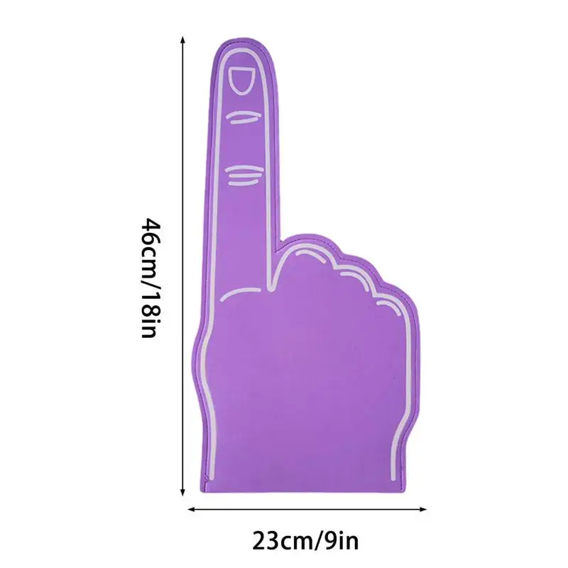 Foam Finger Large Foam Hand Sports Cheerleading Props Sports Favors Cheering Palm Party Props Number 1 Fan Finger foam finger props cheerleading accessories