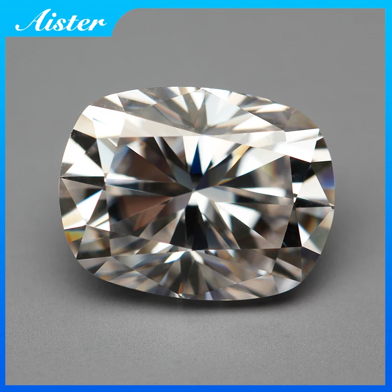 Real D Color Rectangle Cushion Cut Moissanite Loose Stone with