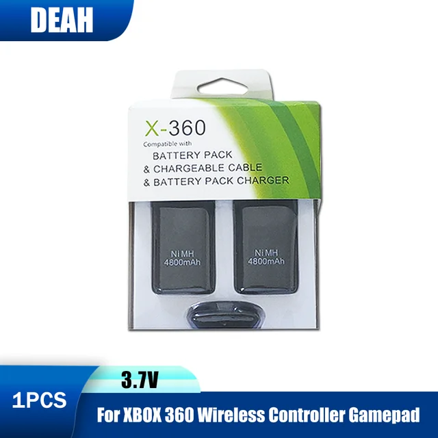110PCS 3.7V 4800mAh Rechargeable NiMH Battery Pack For XBOX 360