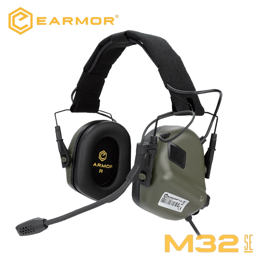 Earmor M32 SE - ajustement 360° sur rails