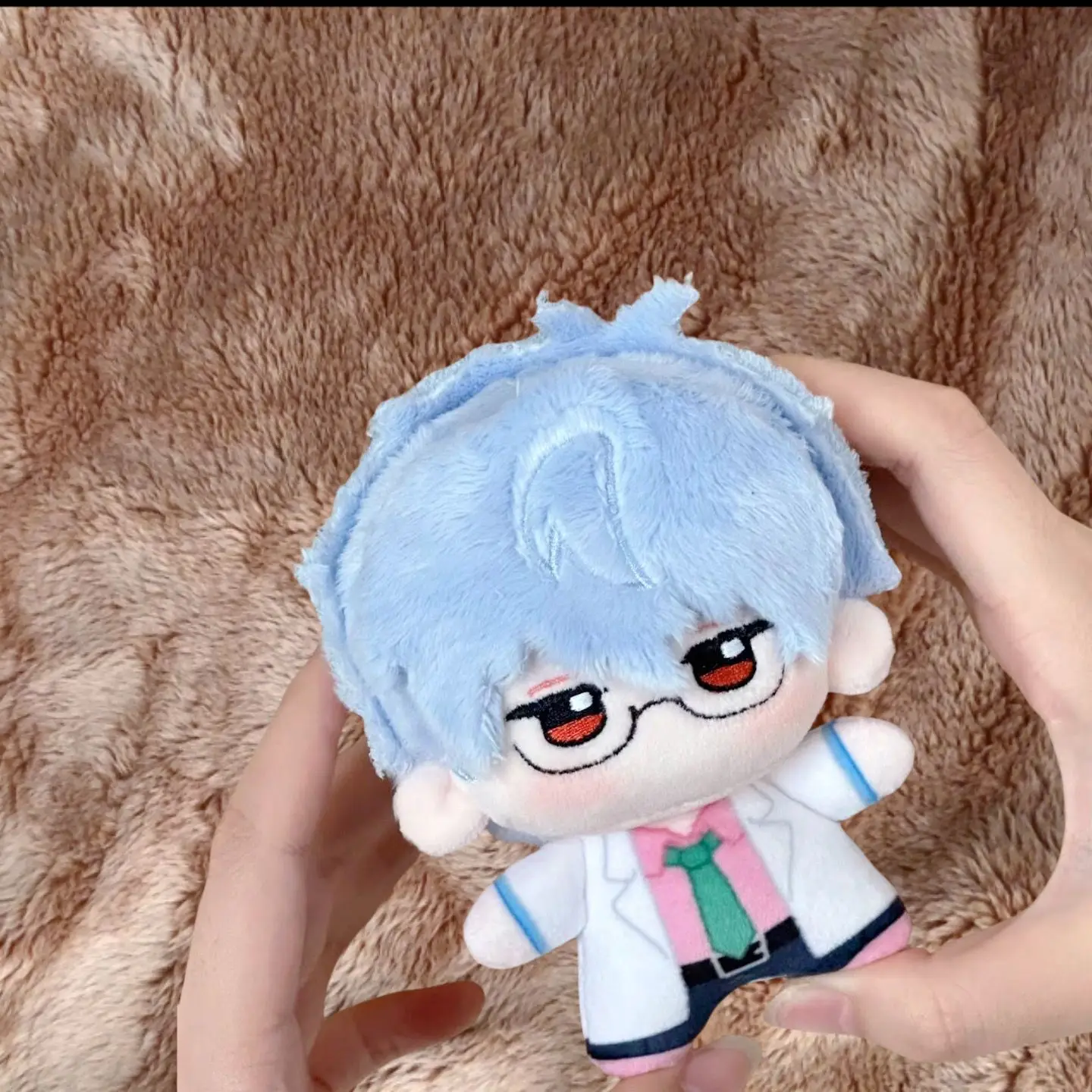 thumbnail image 1 of 10cm Sakata Gintoki Plush Dolls Gintama Plush Doll Key Chain Bag Decoration Cute Doll Stuffed Collection Kids Toys Festival Gift, 1 of 5