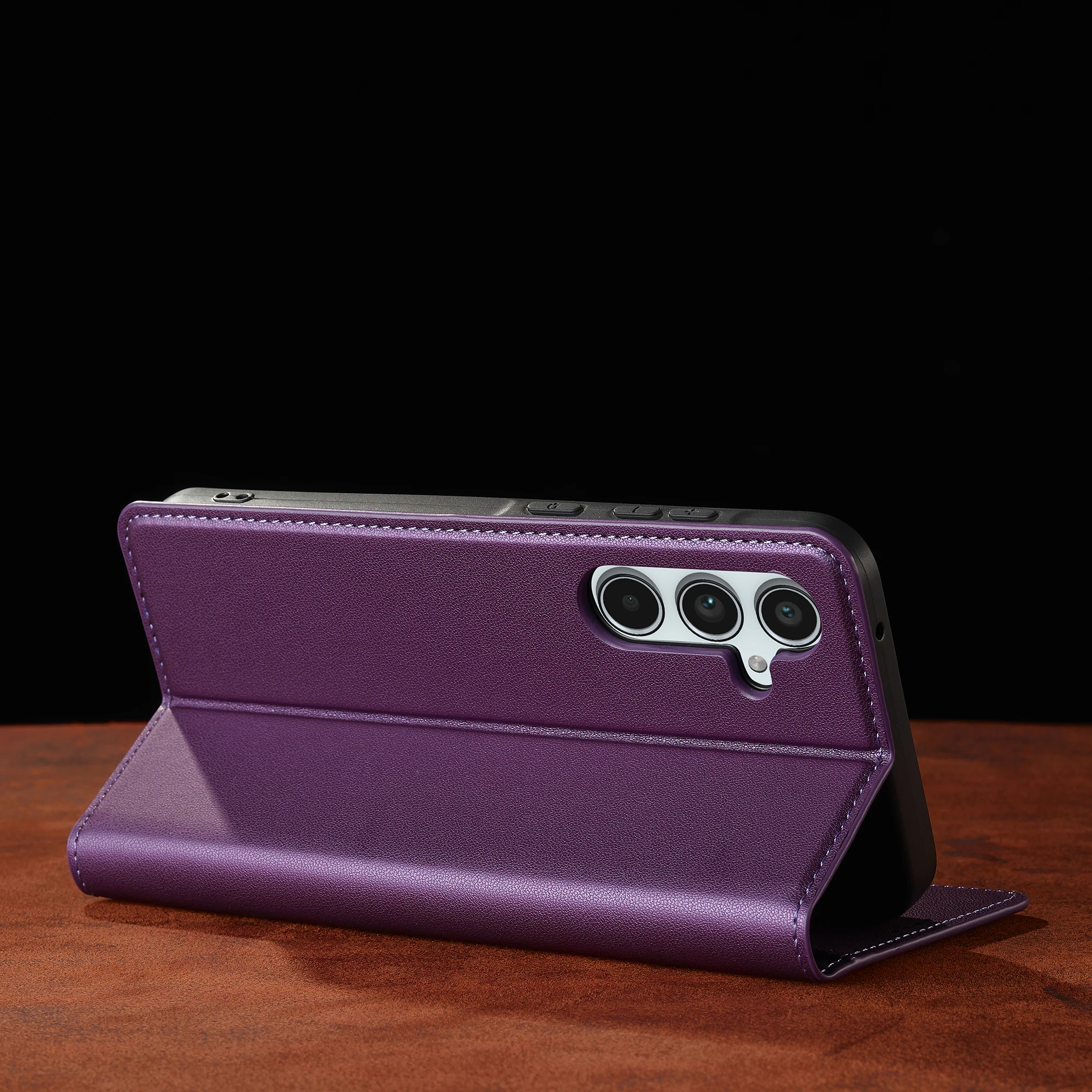 Premium Flip Leather Phone Case - Elegant Business Cover