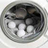6 reusable laundry balls - effective anti wrap laundry, drying, fabric softening, stain removal, and care - for cleaning 6