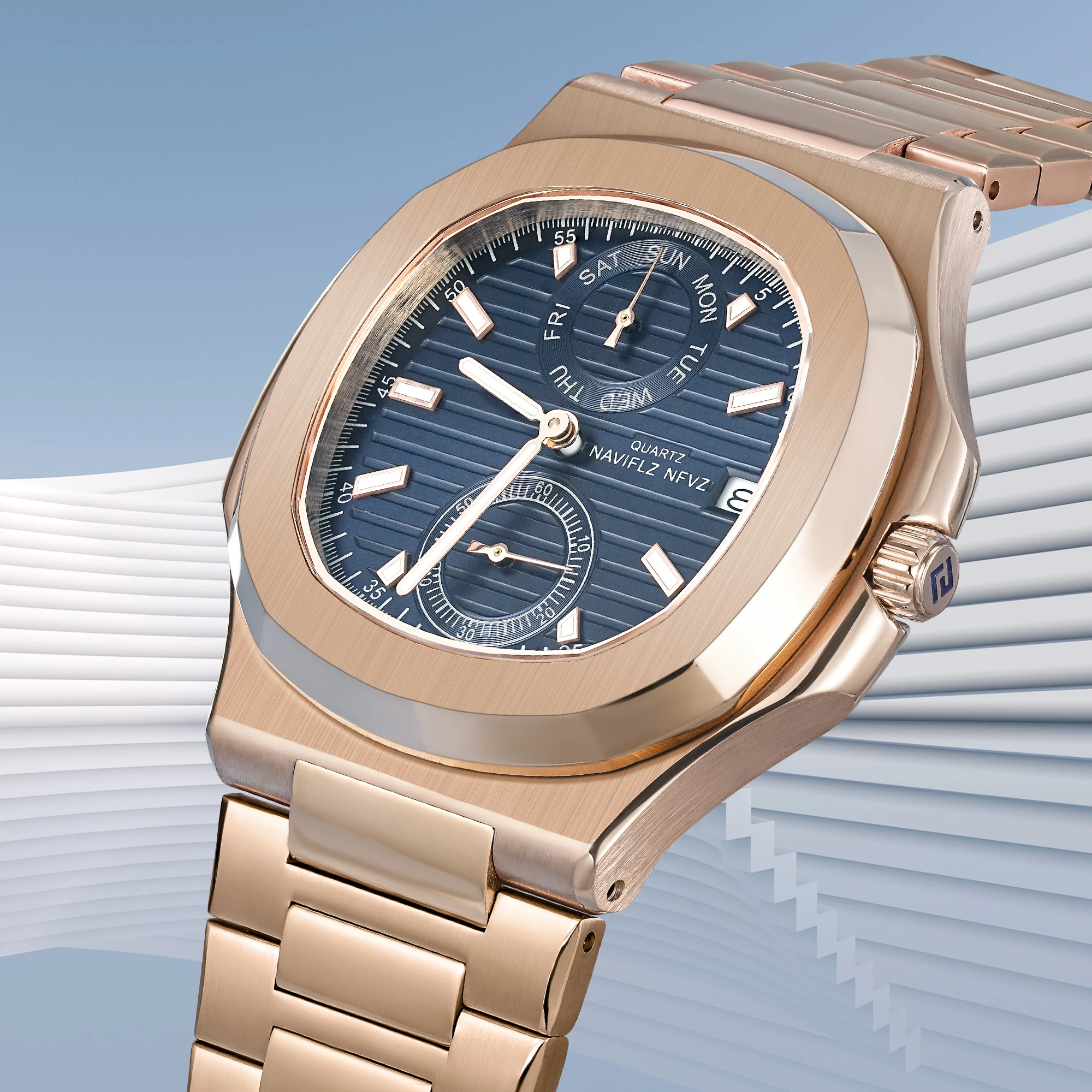 Orologi da uomo TOP Luxury Brand Cronografo Orologio sportivo da uomo Orologio al quarzo in acciaio inossidabile Orologio da polso da uomo d'affari Impermeabile - Image 5