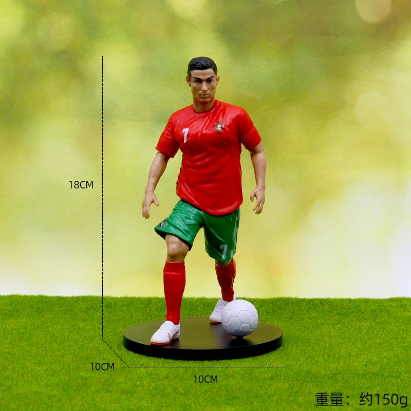 6 stücke Neue Fußball Modell Puppen Cartoon Nette Action Figur Auto Zubehör Fußball Fans Geschenke – Detail 5