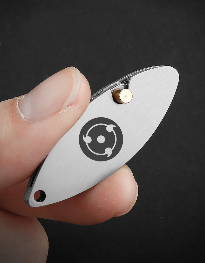 Description Picture 6 of itemMini Pocket Folding Knife Thin And Light Keychain Knives Sharper Fruit Pencil Unboxing Outdoor Portable Tool Small Finger Knife