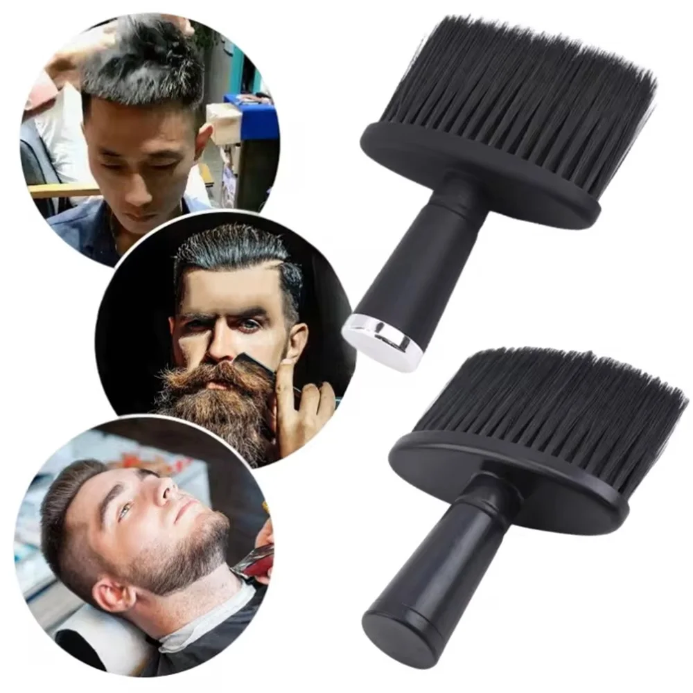 Professional Soft Neck Face Duster Brush 1pcs Barber Hair Clean Hairbrush Beard Brush Salon Cutting Hairdressing Styling Tool