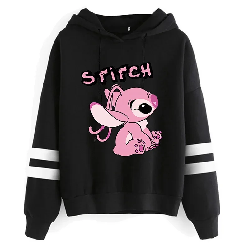 thumbnail image 1 of Sudadera con capucha de dibujos animados de Disney para mujer, sudadera divertida Y2k de Lilo Stitch, Sudadera con capucha de Manga de Anime, ropa femenina, 1 of 5
