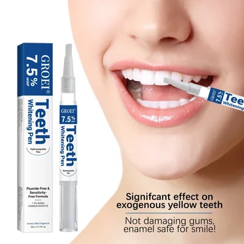Penna per sbiancamento dei denti idrosapatite Penna gel per rimozione macchie bianche abbaglianti Pulizia della salute orale Illumina il sorriso Cura dell'igiene dei denti