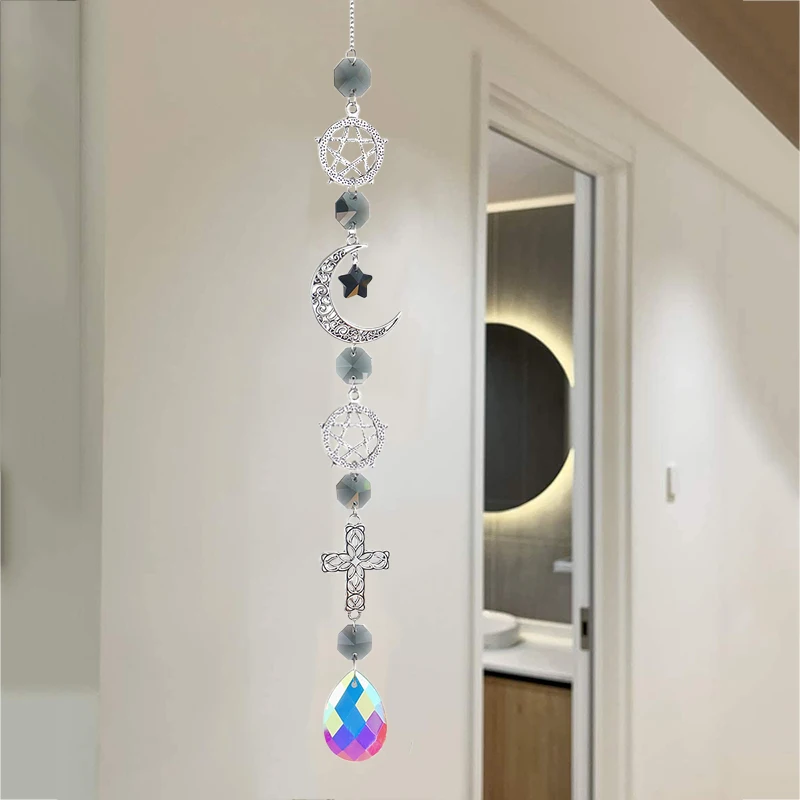 Attrape-lumière En Cristal Suspendu Papillon, Carillon éolien De Jardin, Décor