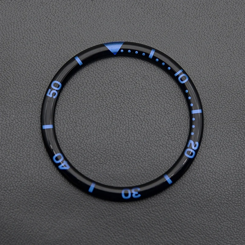 Premium 38x31.5 mm Resin and Aluminum Watch Bezel Insert