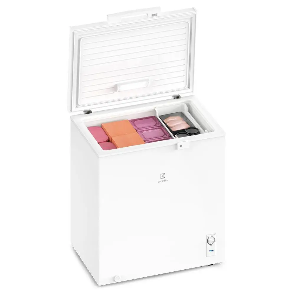 Freezer Electrolux Horizontal 198L Cycle Defrost Função Turbo Freezer HE200 3