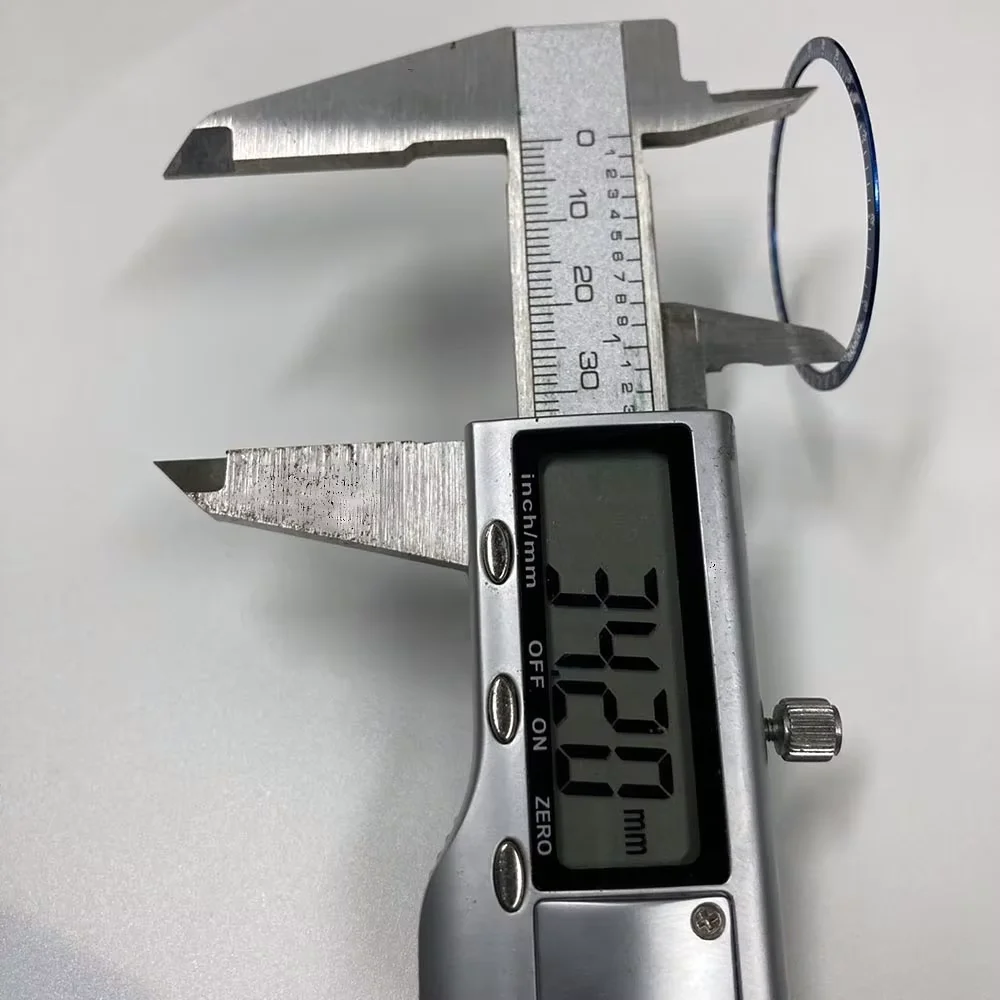 38.5 مللي متر * 34.2 مللي متر ساعة ألومنيوم الحافة...