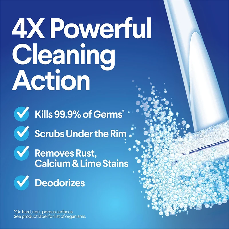 Description Picture 2 of itemDisposable Toilet Brush Set With Scented Cleaning Fluid Replacement Head For Home And Hotel Bathroom Cleaning Without Dead Ends