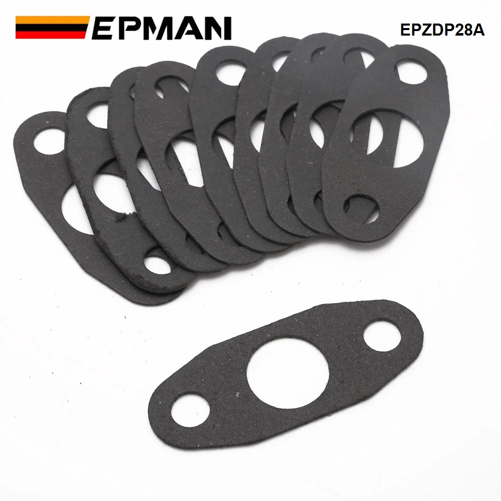 EPMAN 10 PCS Turbo Gasket Oil Feed Return Hose Drain Pipe Gasket Universal Seal T3 T4 EPZDP28A